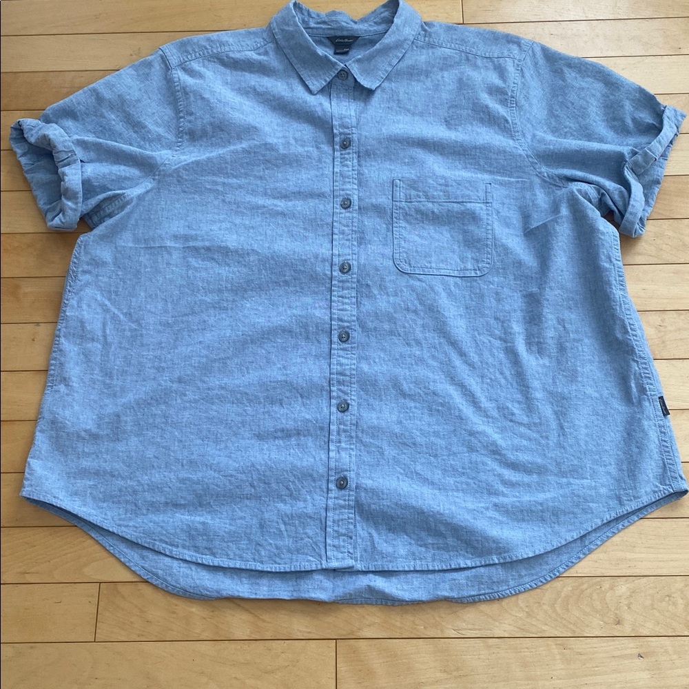 Eddie Bauer Chambray Button Down Shirt